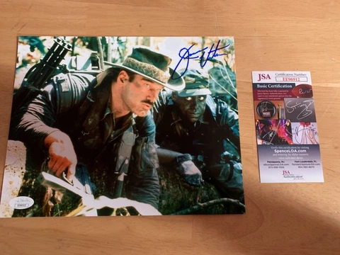 Jesse Ventura "Predator” Actor Autographed 8x10 Photo JSA Cover