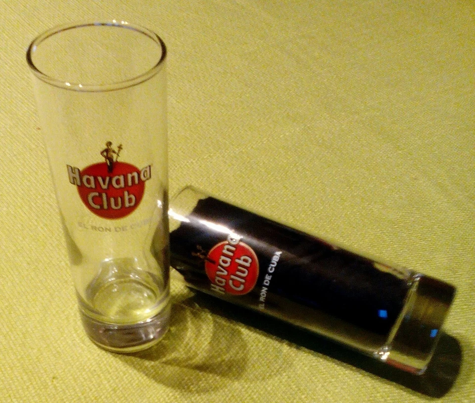 PROMO 6 VERRES A RHUM HAVANA CLUB MODEL TUBO 22 CL  NEUFS !!! - Photo 1/1