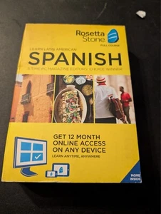 Rosetta Stone Full course Latin American 12 month online access- sealed box - Picture 1 of 1