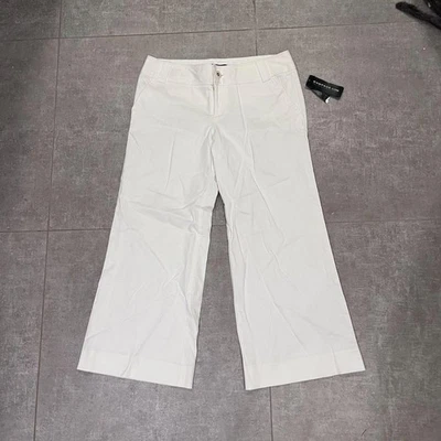 Pantalón de pierna ancha blanco Y2K Rampage nuevo con etiquetas Foto 1 de 3