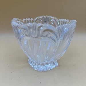 Germany Bleikristall 24%Lead Crystal Bowl 4"high Tulip Vintage - Picture 1 of 6
