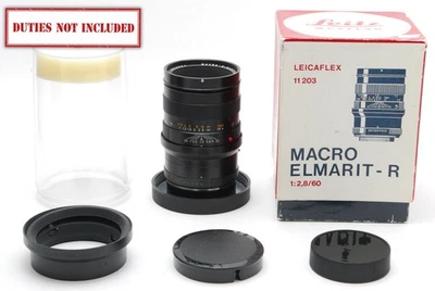[近乎完好]徕卡 Leitz Macro Elmarit R 60 毫米 f/2.8 3 摄像头镜头 E55 来自日本 — 第 1/4 张图片