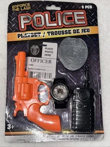 Juego de juguete de 5 piezas para oficial de policía - Juego de rol y diversión imaginativa para niños C19 - Imagen 1 de 15