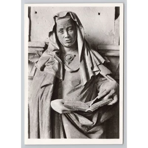 Estatua escultura catedral de Naumburgo postal arte alemán vintage - Imagen 1 de 2