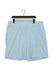 Puma Men's Shorts XXL Blue 100% Cotton Sweat New with tags - Picture 1 of 5