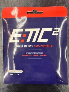 E=MC² 100% Polyester Tennis Strings - White (3 Pack) - Picture 1 of 2