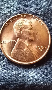 1945 D Lincoln Wheat Cent DDO with "L" on the rim Error w/ P & S Coins Bonus! - Picture 1 of 10