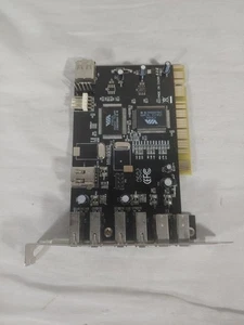 PCI Card USB2.0/1394a PCI-Express Controller Combo Card 6 Port - Picture 1 of 5