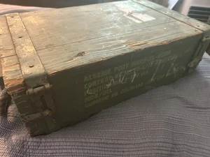Vintage Französische Militär Munition Aufbewahrungsbox - Bild 1 von 9