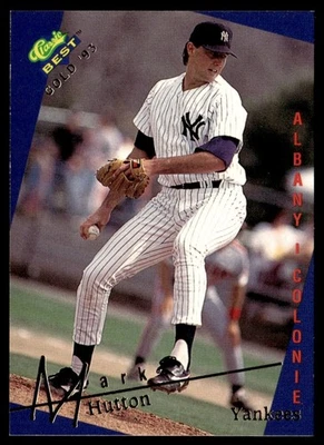 1993 Classic Best Gold 93' Mark Hutton New York Yankees #2 - Image 1 of 2