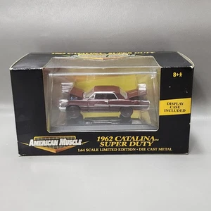 Ertl 1962 Catalina Super Duty Burgundy 32652 1:64 Scale Diecast - Picture 1 of 10