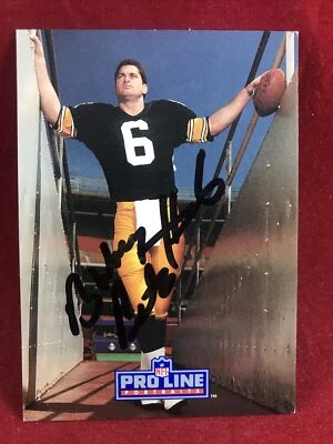 Bubby Brister  -N E Louisiana- Pittsburgh Steelers Autographed Card - Image 1 of 2