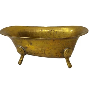 Massive Messing Krallenfuß Badewanne Seifenschale Badezimmer Dekor Zubehör Indien 5,5" Zoll - Bild 1 von 7