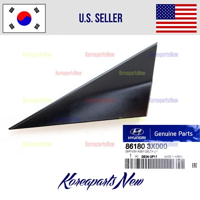 Fender Corner Trim Molding Left (Driver) 861803X000 for Elantra Sedan 2011-2013 - Imagem 1 de 2