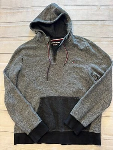 Tommy Hilfiger Sweatshirt Herren Medium Sport 1/4 Zip Pullover Prep Hoodie - Bild 1 von 6