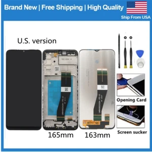 For Samsung Galaxy A02S A025a A025U A025A LCD Display Touch Screen Frame Replace - Picture 1 of 15