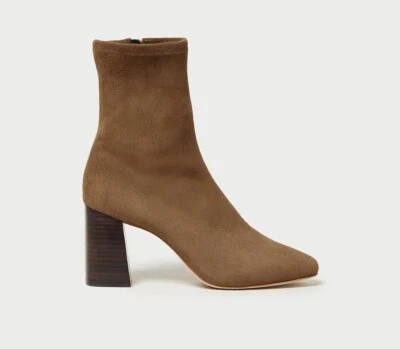 Botín elástico de gamuza Loeffler Randall Elise cacao 7 Foto 1 de 4