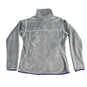 Pullover polar gris Patagonia Re-Tool Snap T para mujer talla grande - Imagen 1 de 8