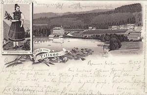 Titisee, Braun-Litho, Vorläufer von 1892 ! - Picture 1 of 1