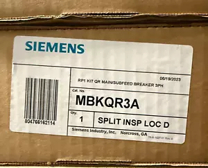 KIT MONTAGGIO SIEMENS MBKQR3A 3FASE 225A MAX NUOVO IN SCATOLA PRONTO PER LA SPEDIZIONE - Foto 1 di 1