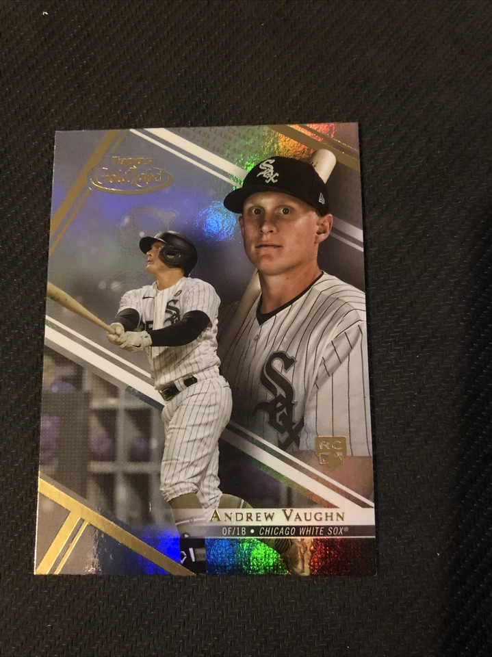 2021 Topps Gold Label Andrew Vaughn #4 Chicago White Sox Rookie - Image 1 of 2