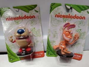 REN UND STIMPY FIGUREN Nickelodeon Cartoon Figuren Figurenset - BRANDNEU - Bild 1 von 5