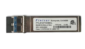 Émetteur-récepteur Finisar 10 Gbit/s 10 km monomode Datacom SFP+ FLAMBANT NEUF - Photo 1/2