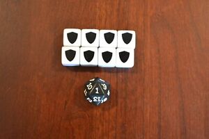 LOT 9 MAGIC THE GATHERING MTG ARENA OF THE PLANESWALKERS DICE REPLACEMENT 2014