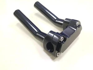 Black 6" Pullback Handlebar Riser Top Clamp Kit For Harley Sportster XL V-Rod - Picture 1 of 6