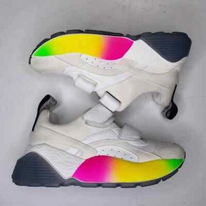 STELLA MCCARTNEY Eclypse Turnschuhe (weißer Regenbogen) Damen EU 37 US 7 - Bild 1 von 9