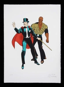 Mandrake Magician Lothar Limited Signed Print Lee Falk Fred Fredericks Comic Art - Picture 1 of 4