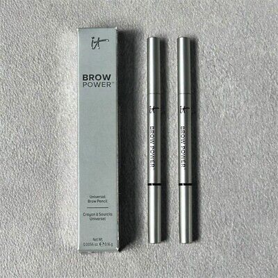 2PCS It Cosmetics Brow Power Universal Taupe Eyebrow Pencil Full Size - 0.16g • 9.82$