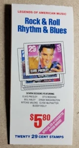 Scott #BK204 (2737a) Rock and Roll (Elvis Presley) Booklet of 20 Stamps - MNH - Picture 1 of 2