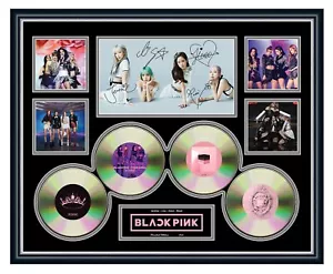 BLACKPINK THE ALBUM 2021 SIGNED LIMITED EDITION FRAMED MEMORABILIA - Picture 1 of 5