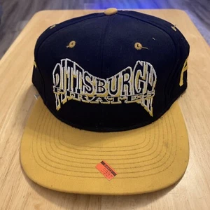 Vintage Pittsburgh Pirates Baseball Hat Snapback MLB Genuine Merchandise - Picture 1 of 4