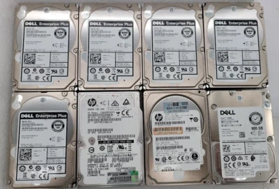 Lot of 8 dell 600 GB,2.5" SAS different model please check the description - Image 1 of 4