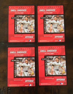 2001 MLB Showdown Strategy Cards  - Shell Shocked #S35 Set Of 4