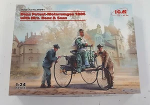 ICM Voiture BENZ 1886 avec Madame BENZ et ses fils 1:24 Model 24041 /EBNJ - Imagen 1 de 2