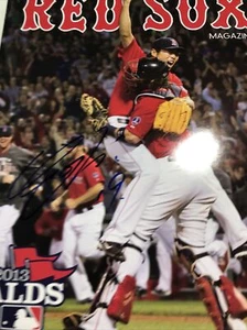 Koji Uehara SIGNED 2013 ALDS Program WS Celebration Boston RedSox Auto JSA Rare - Picture 1 of 6