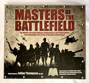 Masters of the Battlefield Illustrated Book with 30 Foldout Maps - Picture 1 of 11
