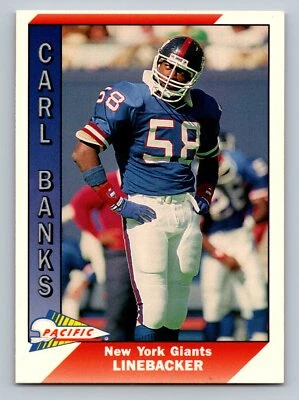 Carl Banks 1991 Pacific #340 New York Giants - Image 1 of 2