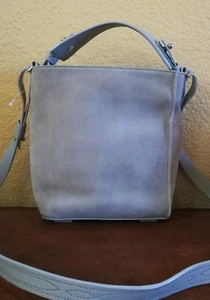 New AllSaints Cooper Nubuck Calfskin Leather Mini Tote - Picture 1 of 10