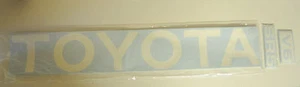 WHITE TOYOTA TRUCK TAILGATE LOGOS DECAL 89-95 pickup LETTERS STRIPE V6 SR5 - Picture 1 of 2