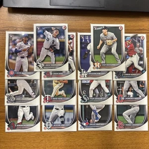 2025 Bowman Baseball Paper RC Rookie Card Lot 14 Karten - Bild 1 von 1