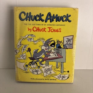 Chuck Amuck The Life and Times of an Animated Cartoonist CHUCK JONES 1999 HCDJ - Picture 1 of 6
