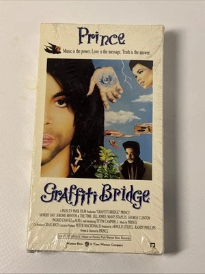 Prince - Graffiti Bridge (VHS Film, 1990) Warner Brothers New / Sealed Tape - Image 1 of 4