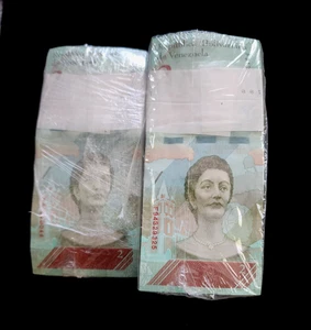 2000 piezas x Billetes Venezuela 2 Bolívares/Emisión 2018/P101/XF a AU - Imagen 1 de 3