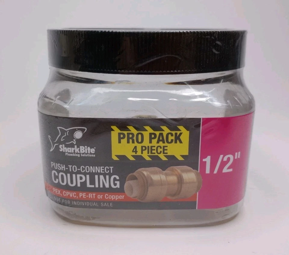 SharkBite U4008lfj4 1/2" Push-to-connect Brass Coupling Fitting Fast Ship