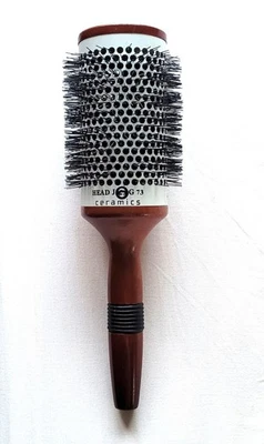 Head Jog 63mm ceramic large big wooden wood radial barrel hair brush model 73 - Image 1 of 4