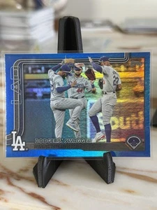 2025 Topps Serie 1 Dodgers Swagger Estilo Ganador/150 HOLO FOIL AZUL Match - Imagen 1 de 2